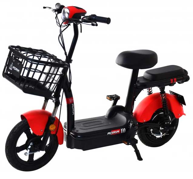 Električni bicikl Adria T20-48 crno-crveni