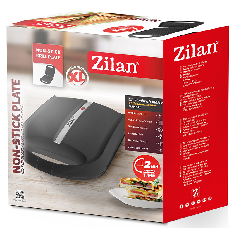 XL sendvič toster Zilan ZLN4841