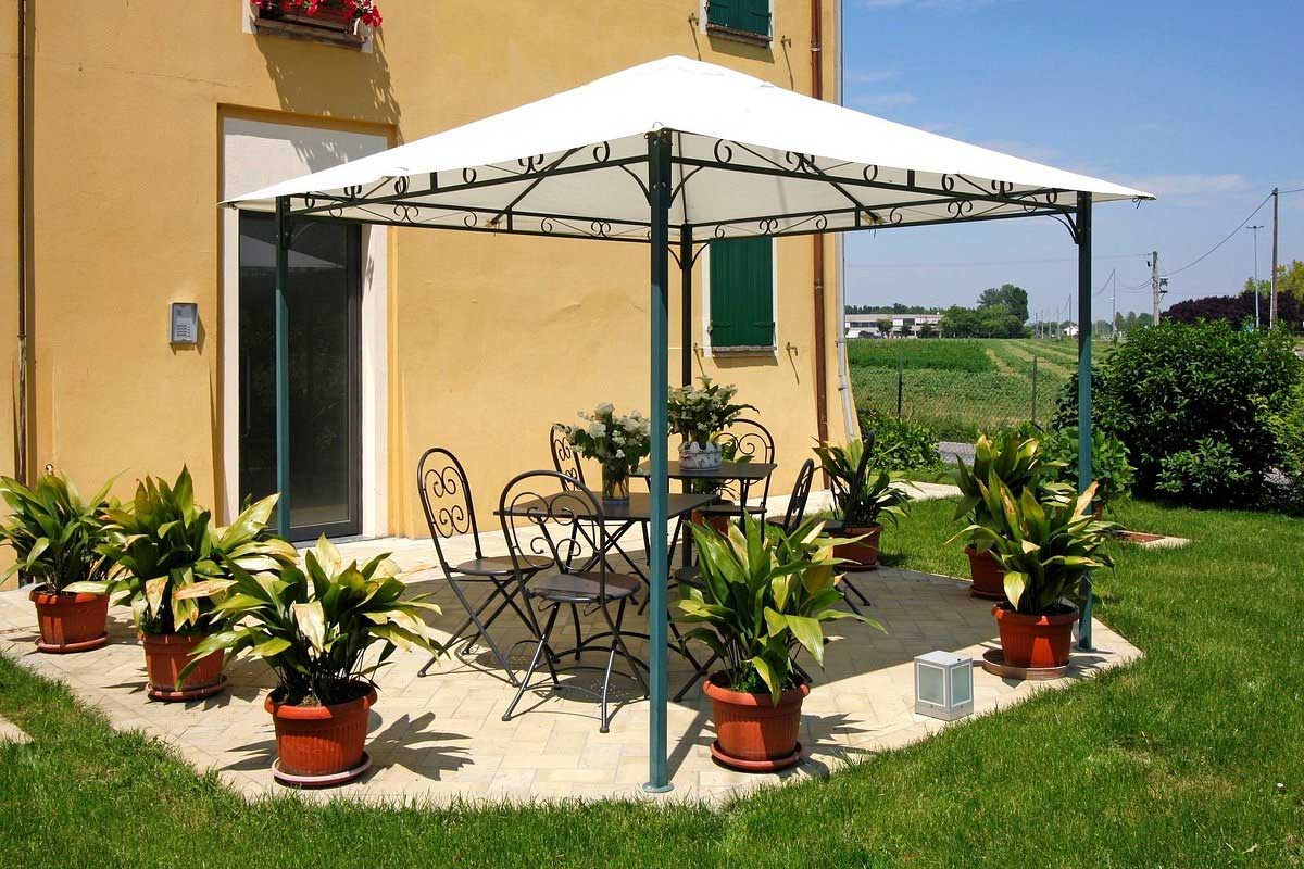 Paviljon - Gazebo sa čeličnom konstrukcijom 3 x 3 m Fieldmann - Image 1