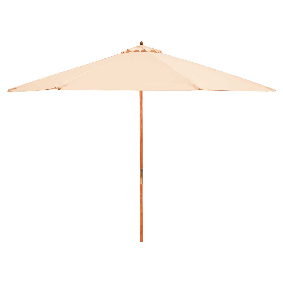 Vodootporni Suncobran Fieldmann Sa Drvenim Nosačem i Rebrima