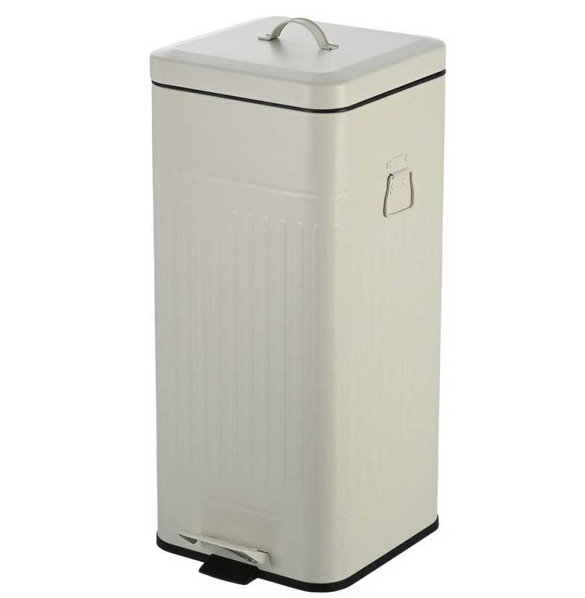 Kanta za otpatke sa mehanizmom za meko zatvaranje 30L Estia Antigua Ivory