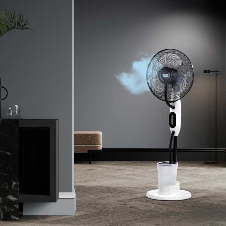 Podni ventilator sa ultrazvučnim isparivačem vode Prosto MSF409H 75W 40cm