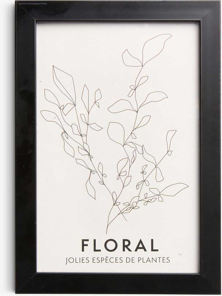 Crni Ram Od Medijapana za Crteže i Fotografije 10 x 15 cm