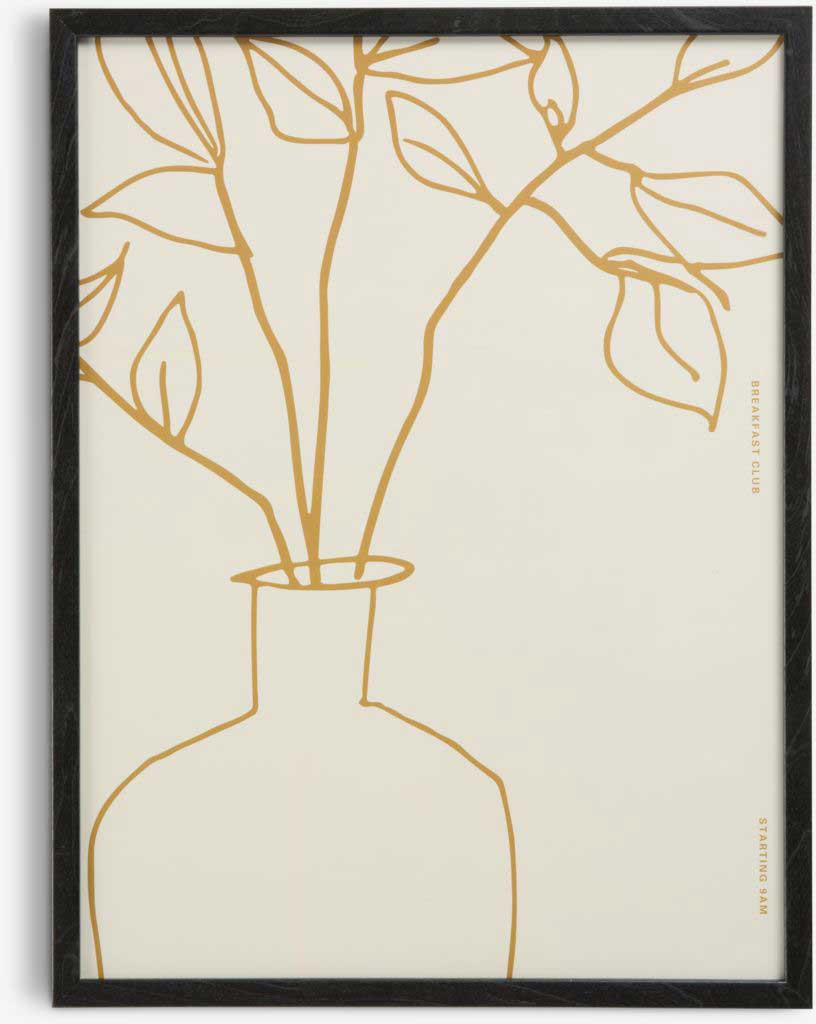 Crni Ram Za Slike od Medijapana 30 x 40 cm