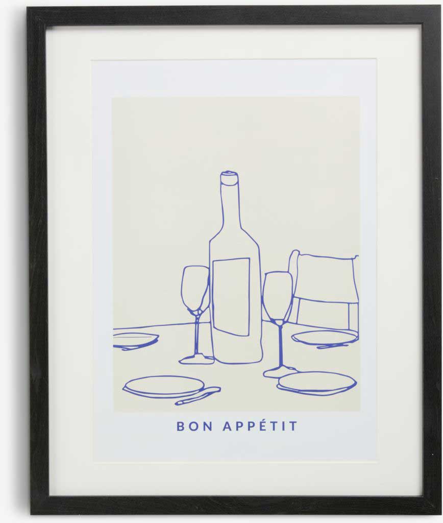 Crni Ram Za Slike od Medijapana 50 x 70 cm