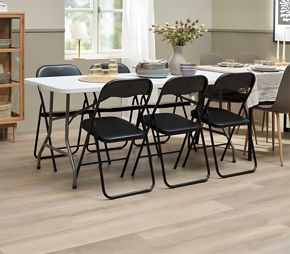 Slavska garnitura za 6 osoba sa sklopivim stolicama i sklopivim stolom - Image 1