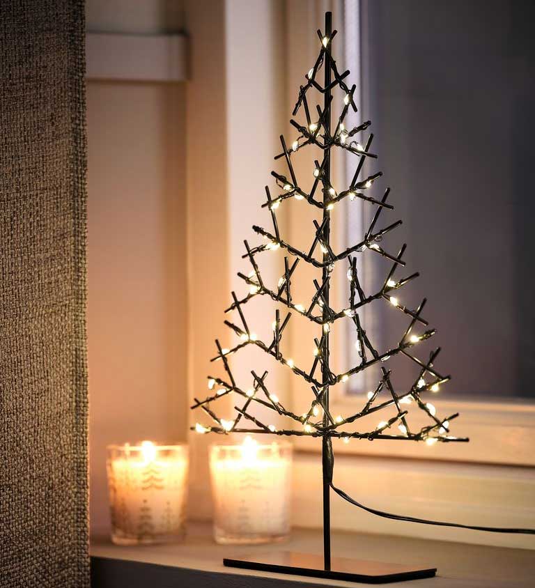 Svetleće LED drvo sa tajmerom 33cm