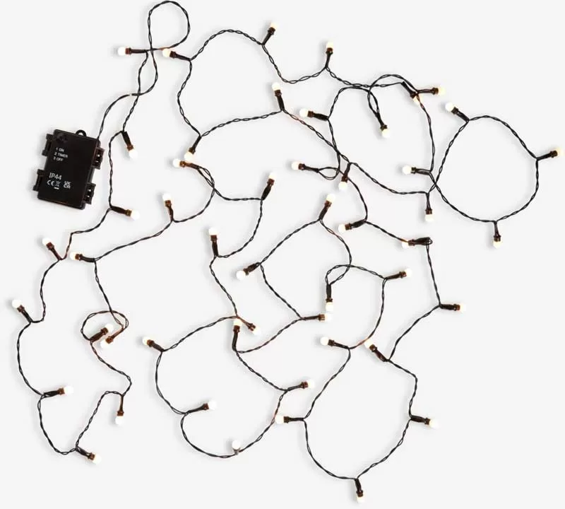 Novogodišnje lampice na baterije 50LED 490cm