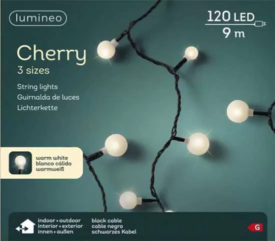 Lumineo Cherry Novogodišnje lampice sa 120 LED dioda Za spoljnu upotrebu 49.4646