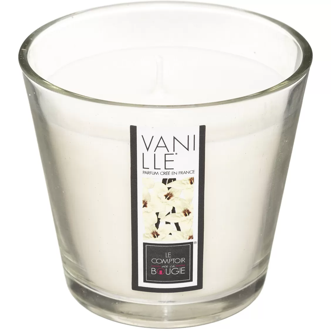 Atmosphera Sveca Vanila 9x8,3cm Vosak/staklo Bela