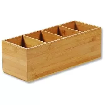 Kutija za escajg sa 4 pregrade Bambus Kesper 70850