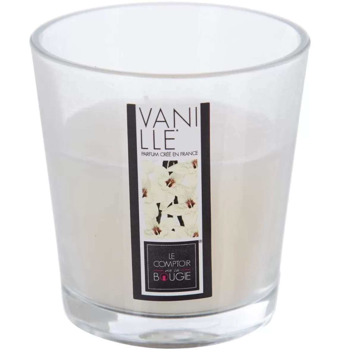 Atmosphera Sveca 7,3x8cm Vosak/staklo/pamuk Siva