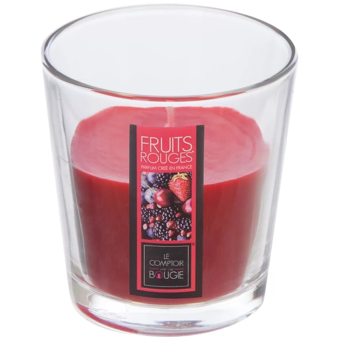 Atmosphera Sveca 7,3x8cm Vosak/staklo/pamuk Crvena