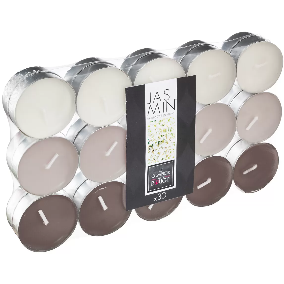 Atmosphera Set Sveca 30kom, Dim 3,7x1,3cm Vosak Bez Jasmin