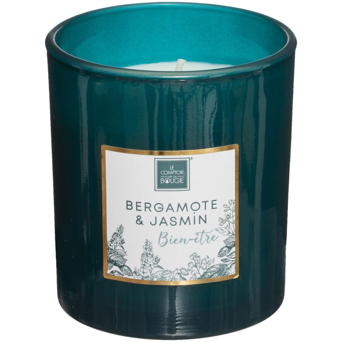 Atmosphera Sveca 8x9cm Vosak/staklo Tamno Zelena