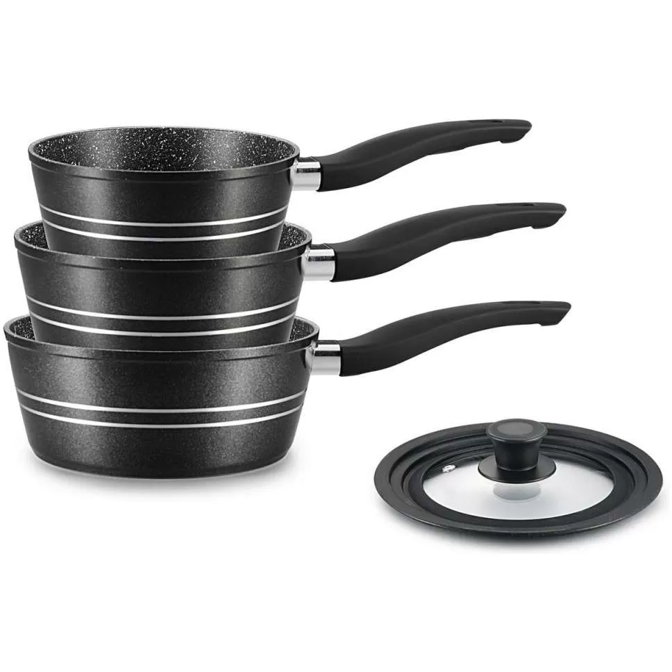 Royalty Šerpe Set 4 dela RLFS3MB Black