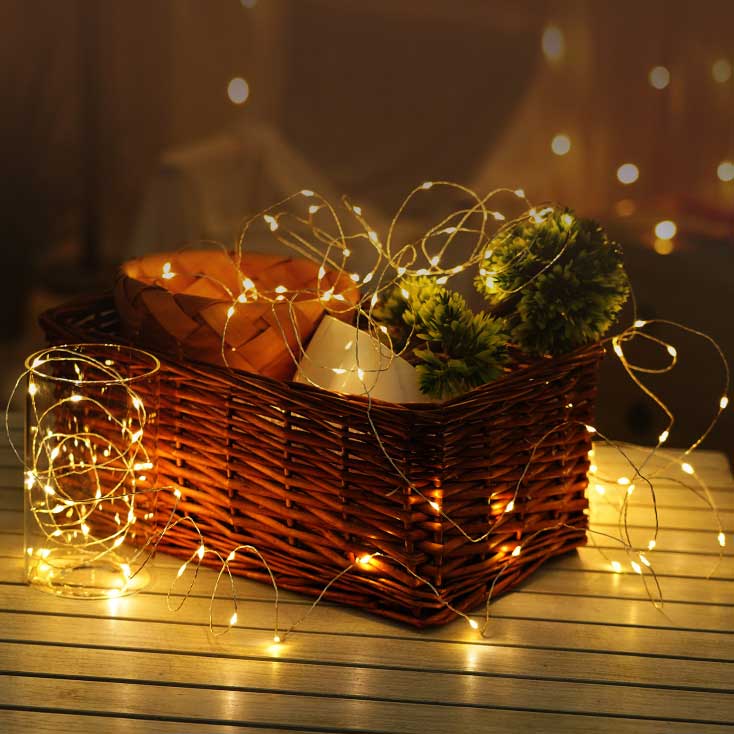 Novogodišnje lampice na baterije 50 LED ML-C1010 - Image 1