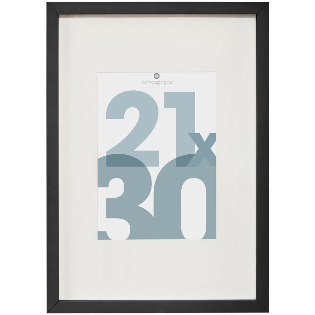 Atmosphera Ram Za Slike 22,8x1,8x31,8cm Mdf/staklo Crna