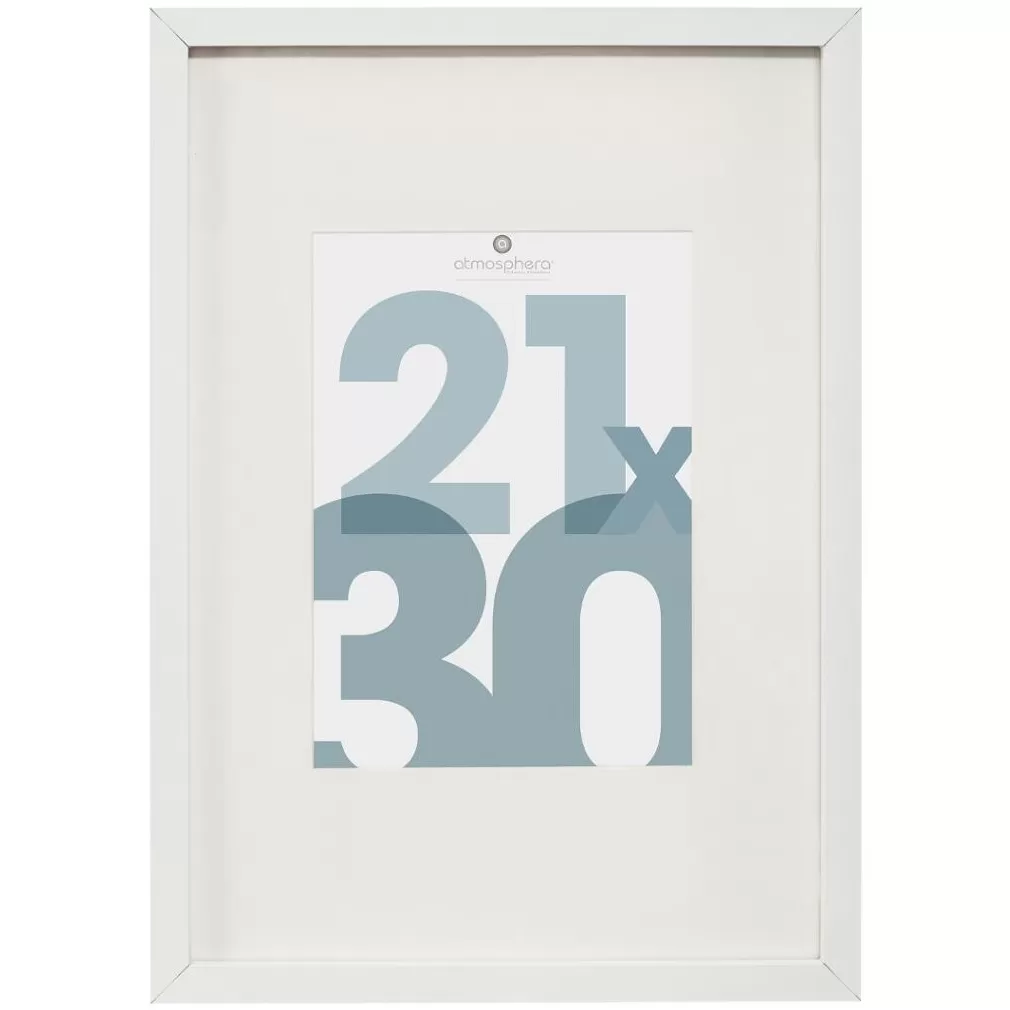 Atmosphera Okvir Za Fotografiju Manu 22.8x31.8cm Mdf Staklo Bijeli