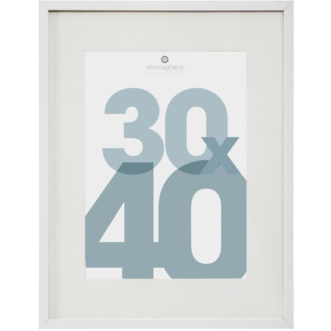 Atmosphera Ram Za Slike 31,8x1,8x41,8cm Mdf/metal Bela