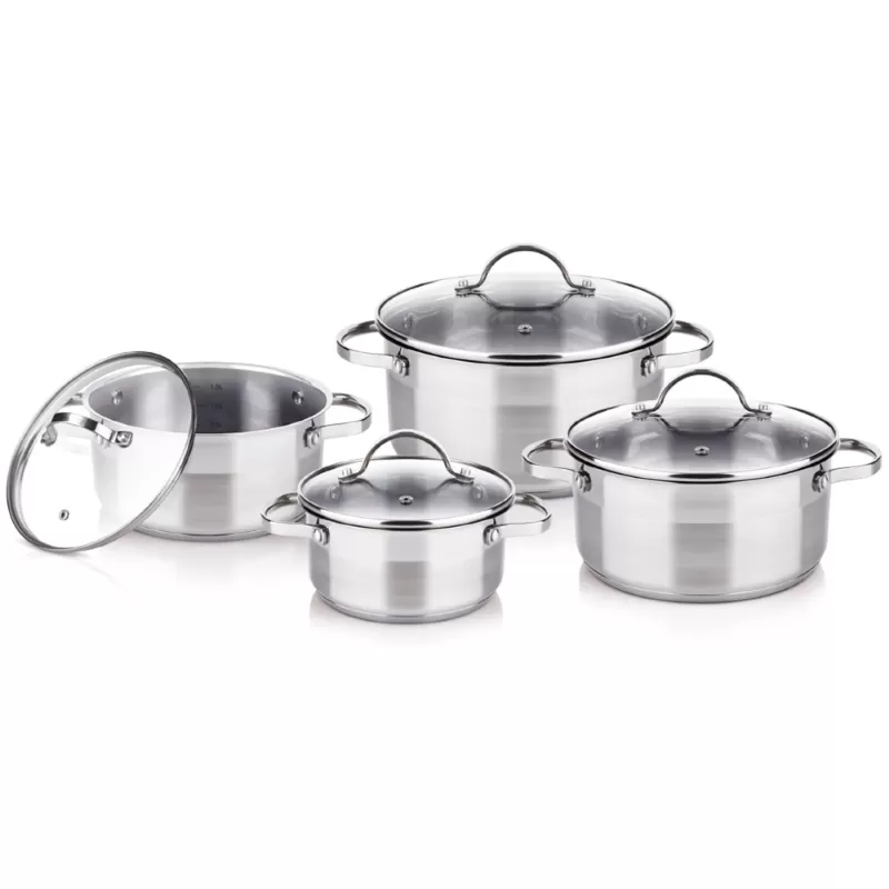 Lamart set od 4 lonaca sa poklopcima LTSSSET8