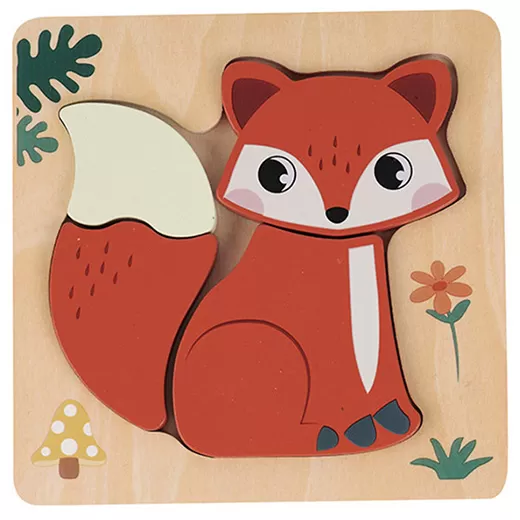 Drvena 3D slagalica Lisica PINO 9214