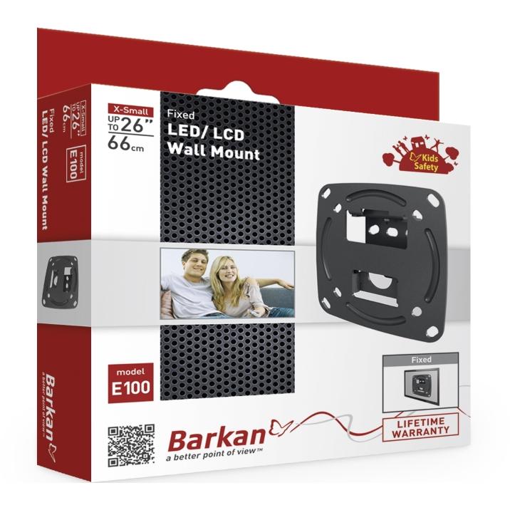 Zidni nosač za televizore do 26 inča Barkan E100.B