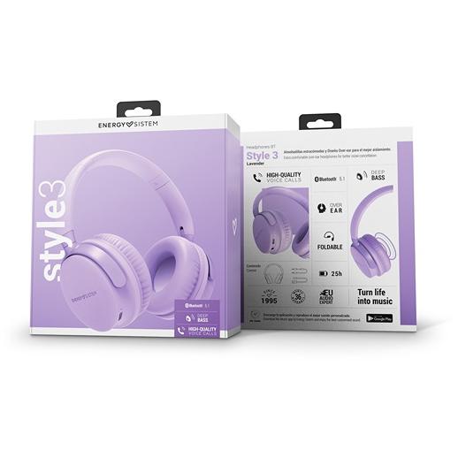 Energy Sistem Style 3 Lavender bežične slušalice ljubičaste M45305