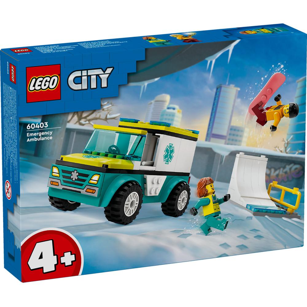LEGO® City Vozilo hitne pomoći i snowboarder 60403