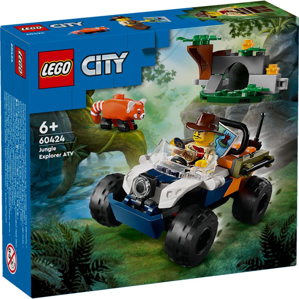 LEGO® City ATV istraživač džungle Misija Crveni Panda 60424 