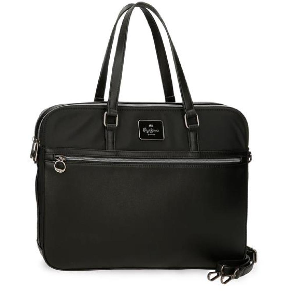 Ženska poslovna torba sa pregradom za laptop PJL Christine black 70960