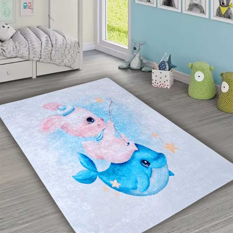 Tepih za dečiju sobu Zeka i kit 120x180cm - Image 1