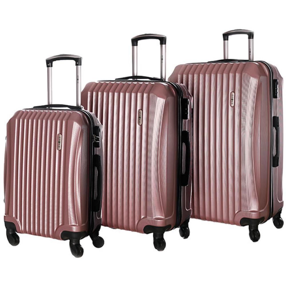 Set ABS kofera Enova Sevilla rose gold 55cm-65cm-75cm 514240 - Image 1