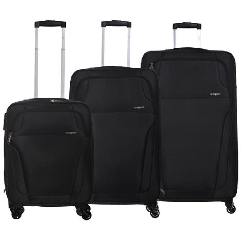 Komplet putnih kofera Enova Vigo black 522140