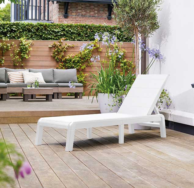 Keter Ležaljka sa podesivim naslonom Formentera White