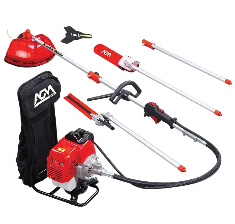 Leđni multifunkcijski motorni trimer sa testerom za grane AGM BMT 3421