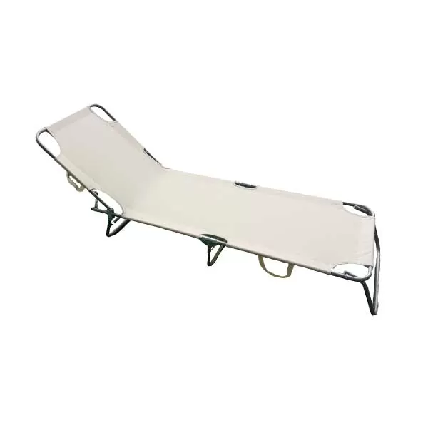 Sklopiva ležaljka Beige 712