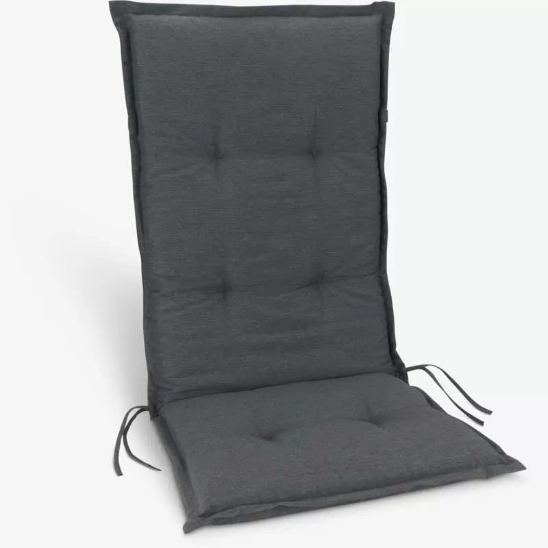 Jastuk za stolicu sa naslonom Lux Tamno sivi