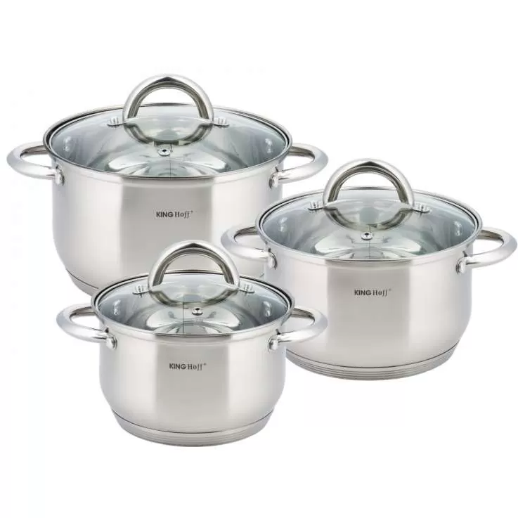 Kinghoff Set šerpi sa poklopcima KH4446