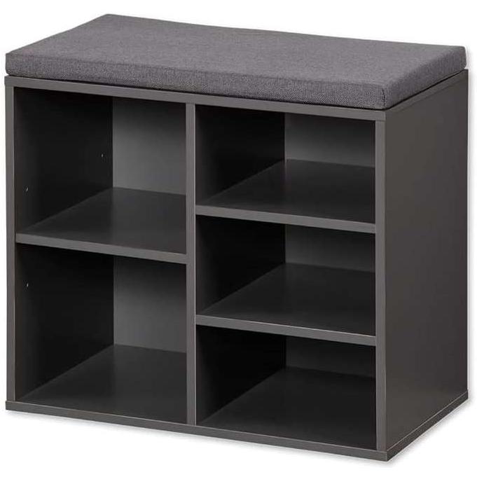 Kesper Cipelarnik sa jastukom za sedenje Sivi KSP15913