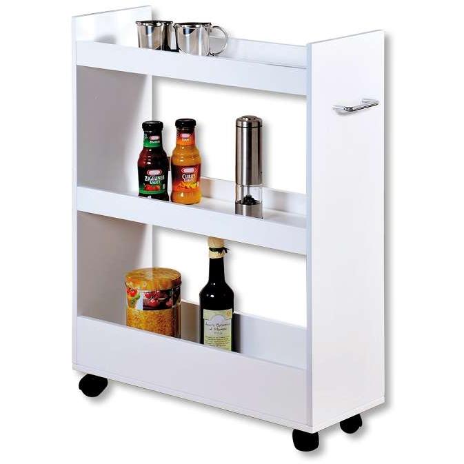 Kesper Polica sa točkićima Bela 24852