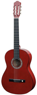 Klasična gitara Tenson 4/4 500.053 Transpared red - Crvena