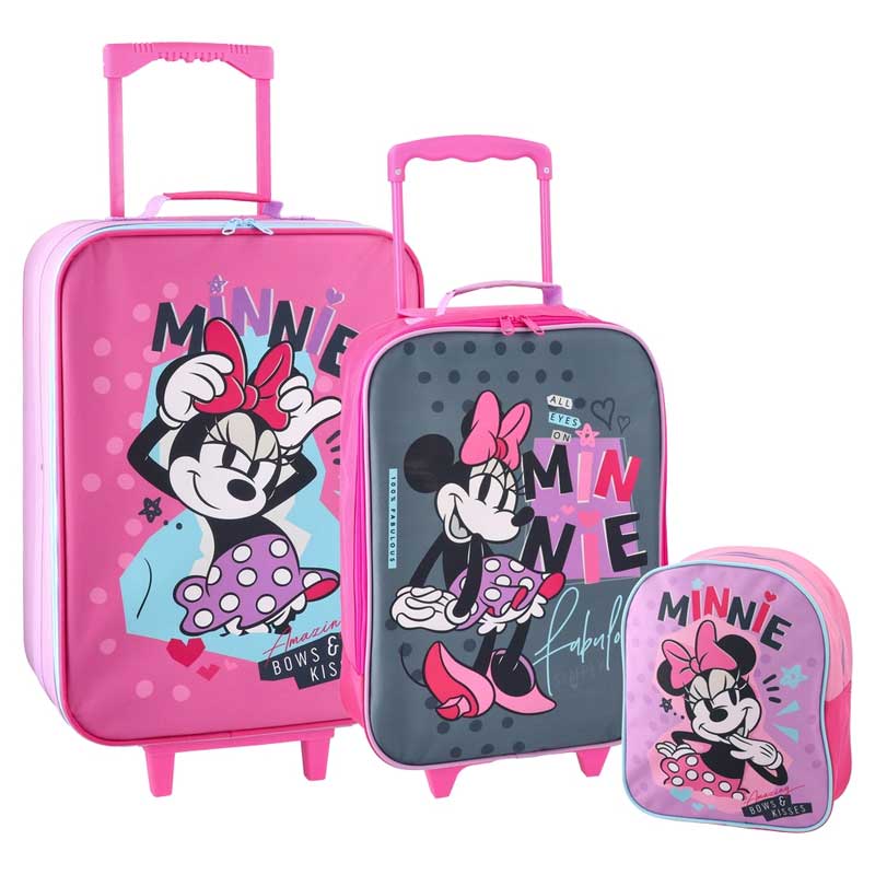 Dečji Komplet kofera sa rancem Minnie Mouse Fabulous TB12