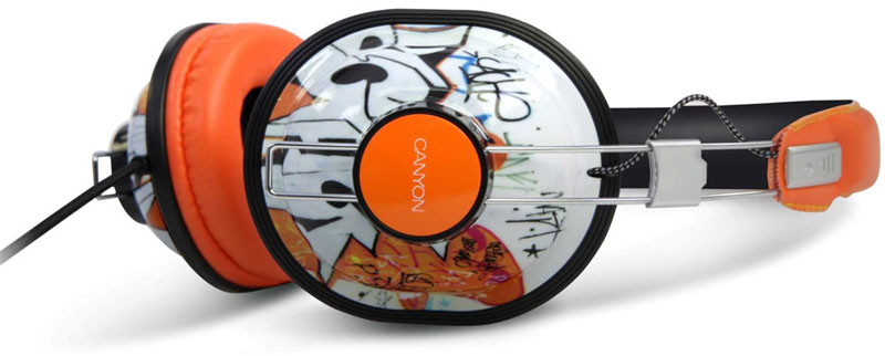 Canyon CNL-HP02B slušalice Graffiti Railwhip