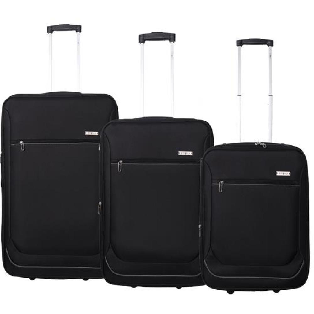 Set putnih kofera 3/1 Enova Dallas black 527140