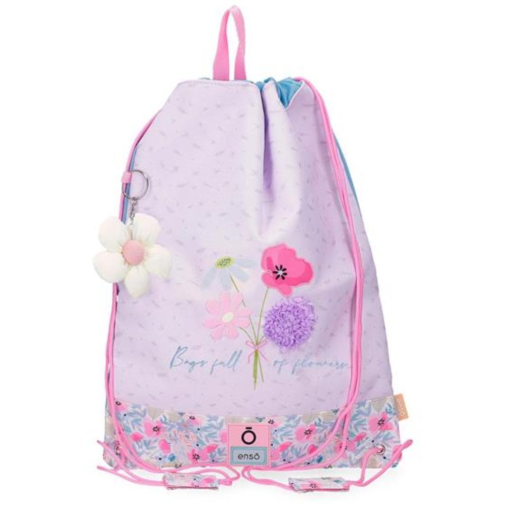 Torba za patike Enso Full Of Flowers pink 97737