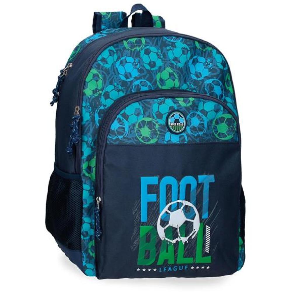 Ranac za školu 46cm Roll Road Football 48826