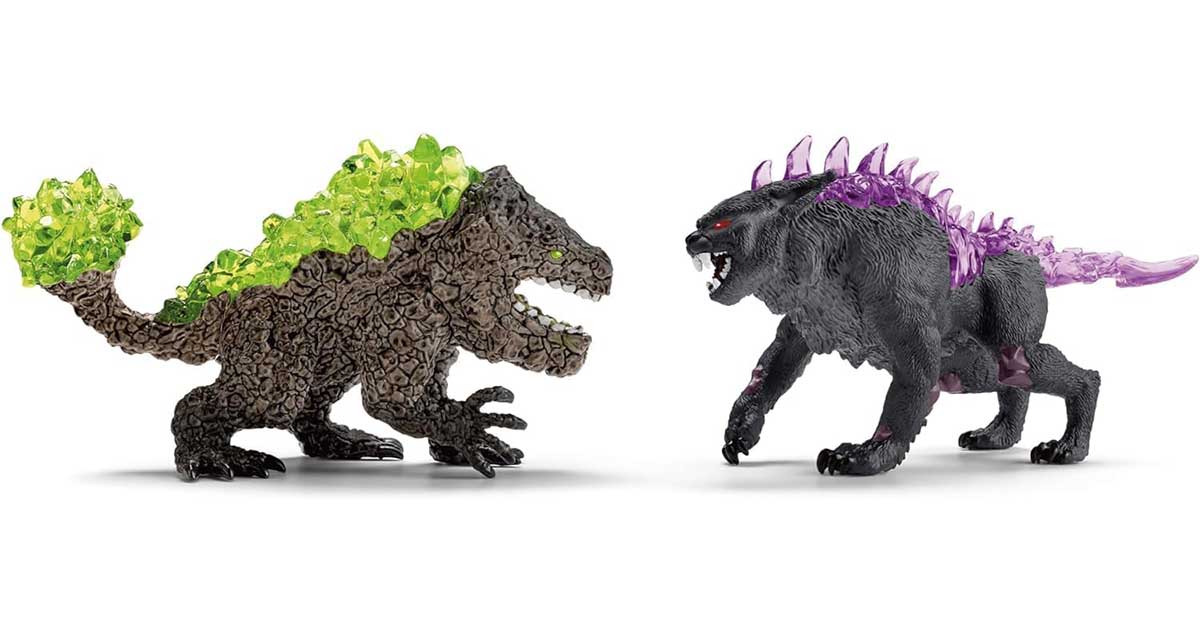 Schleich® Eldrador figurice Shadow Lynx vs. Rock Crusher 70827