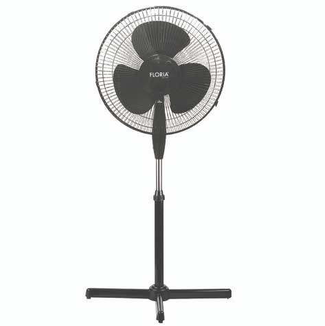 Floria Podni ventilator 40cm 40W ZLN3262BK