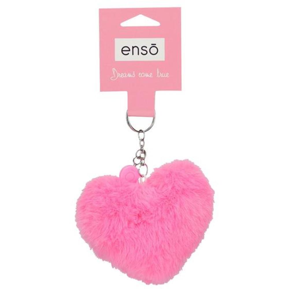 Privezak za ključeve torbu ranac Enso Heart orchid pink 94702